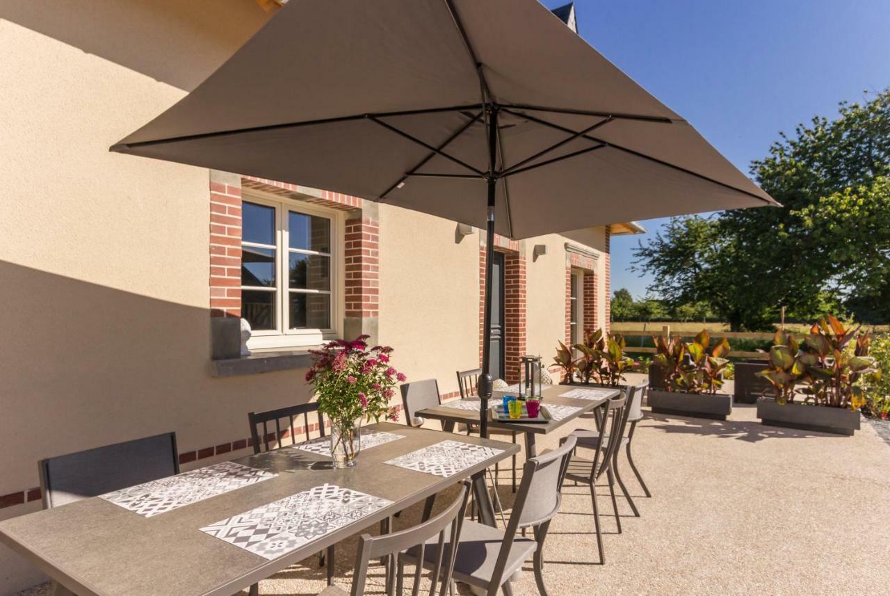 Chambres "Le Tirel " Reux Luaran gambar